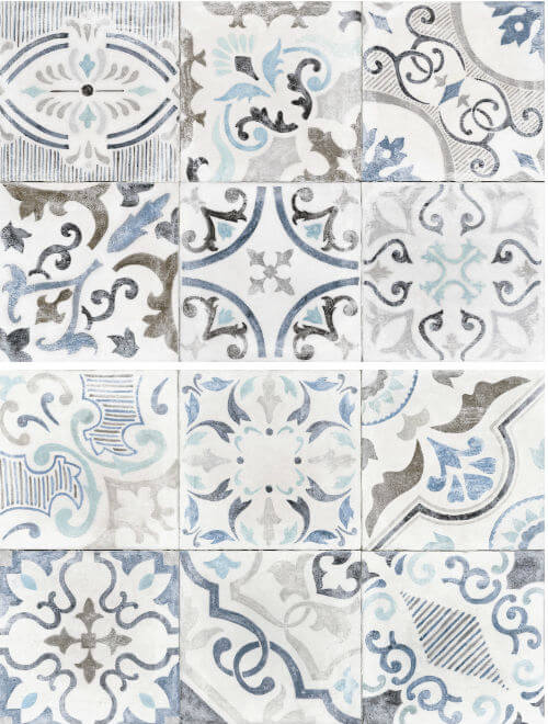 Купить Ragno Craft Decor Liberty Grigio (bianco, grigio, blu) 25x38 
