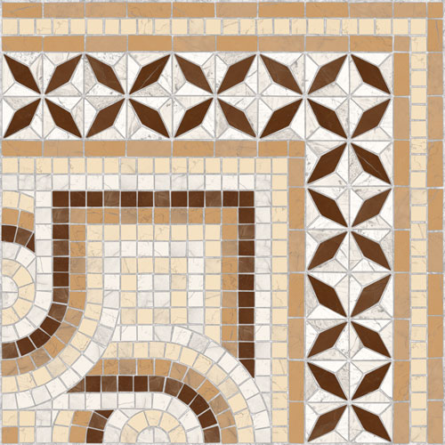 Купить Vives Via Appia Cantonera Paxos Marron 43,5x43,5 