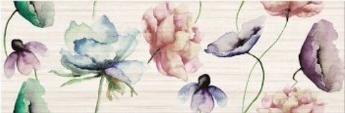 Купить Mei (Meissen) Вставка Elegant Stripes Многоцветный 25x75 