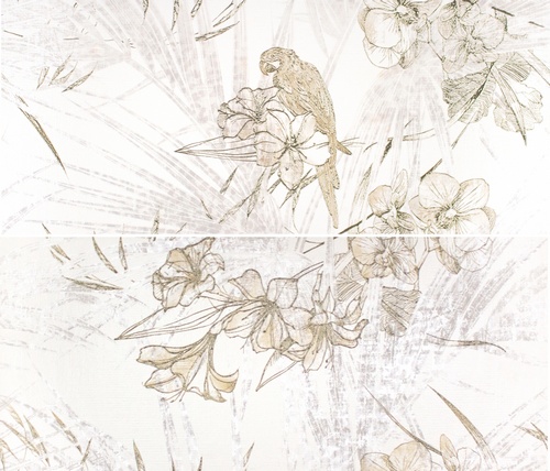 Купить Roberto Cavalli Nat.White Tropic.B+D 64X75 
