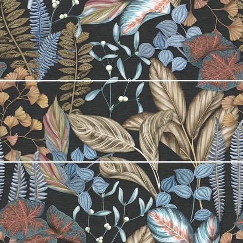 Купить Ape Silk Decor Set(3) Abc Biba Graphite 40x120 
