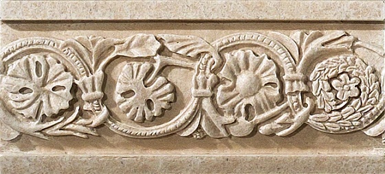 Купить Vallelunga Villa d'Este Avorio Listello Tibur 6,5х15 