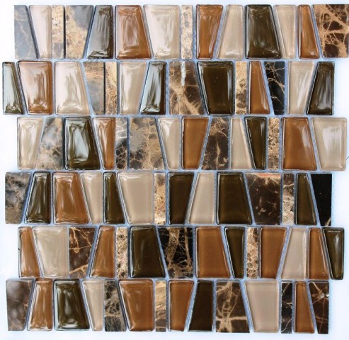 Купить NS Mosaic Exclusive S-849 Стекло Камень (20*40*8)30,5x30,5 