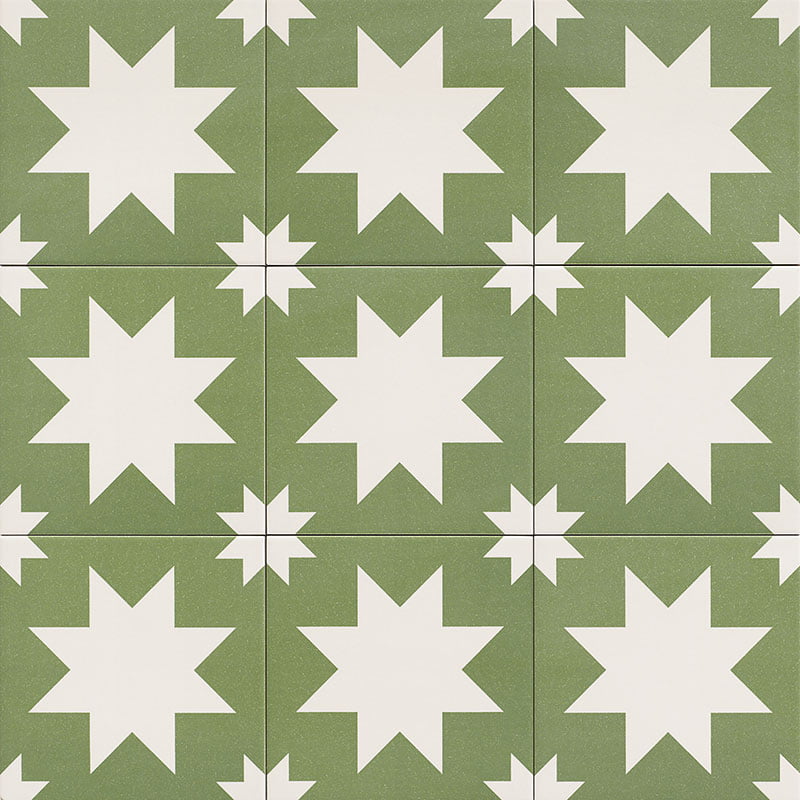 Купить Mainzu Fired Star Green 20х20 