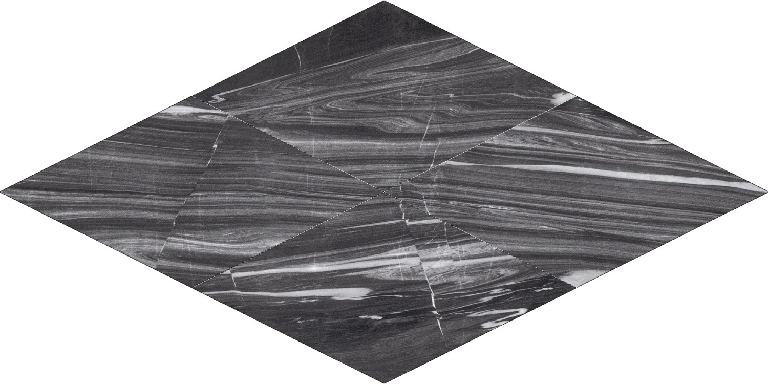 Купить Cerdomus Luxe Rombi Black Mix 15x30 