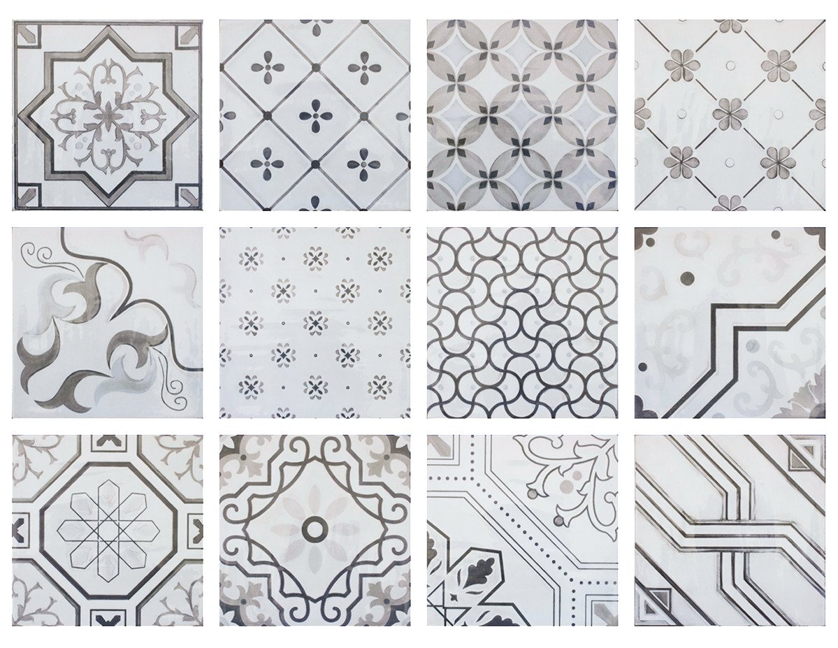 Купить Fabresa Antic Decor Mix Gris 15х15 