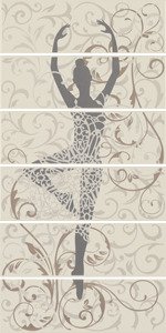 Купить Vallelunga Lirica Cortese Crema Ballerina A set 6pz. 30х60 