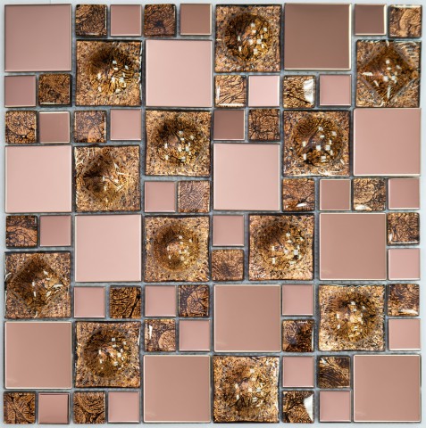 Купить NS Mosaic Metal Ms-624 Метал Стекло (23*23*8, 48*48*8) 30x30 