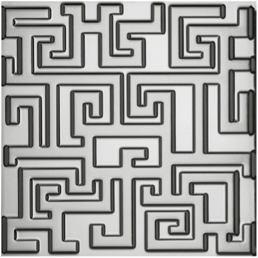 Купить Versace Greek 3D PVD Platino 40х40 