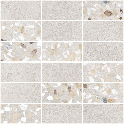 Купить Vitra Beton-Terrazzo Мозаика Микс Светлый Лаппато Ректификат 5х10 31,5х28 