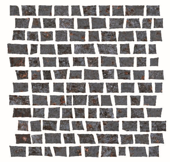 Купить Cir&Serenissima Costruire Random Metallo Nero 30х30 