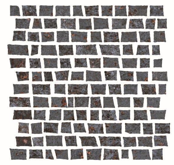 Купить Cir&Serenissima Costruire Random Metallo Nero 30х30 