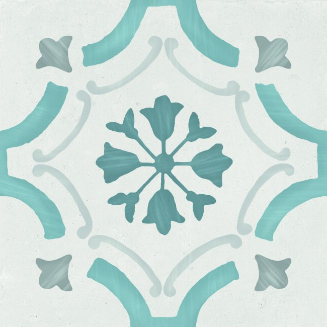 Купить Harmony Sirocco Blue Ornate 22,3х22,3 