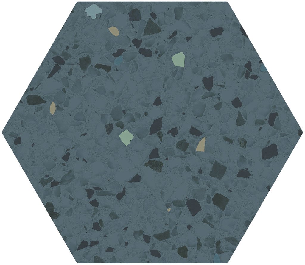Купить Click Ceramica Tempo&Inspire Hexa Blue 20x24 
