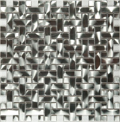Купить NS Mosaic Metal M-603 Метал (15*48*15*6) 30,5x30 