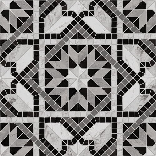 Купить Vives Via Appia Cilena-PR Negro 43,5x43,5 