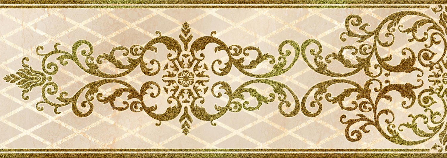 Купить Eurotile Oxana Border Gold 9х24,5 