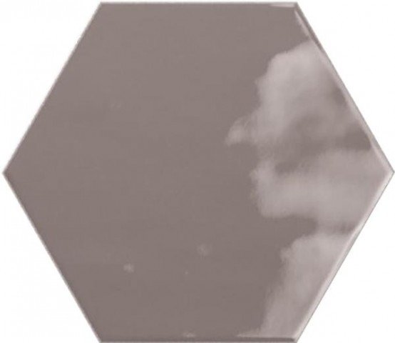 Купить Ribesalbes Geometry Hex Charcoal Glossy 15x17,3 