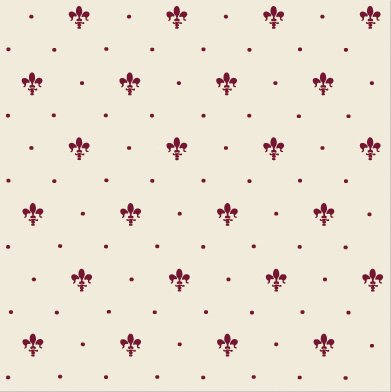 Купить Petracers Grand Elegance Giglio Bordeaux Su Panna 20х20 