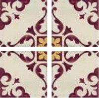 Купить Marca Corona Jolie Ivoire Purple Trama 10х10 (комп/4шт) 