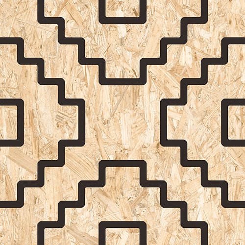 Купить Vives Strand Seriaki-R Natural Negro 59,3x59,3 
