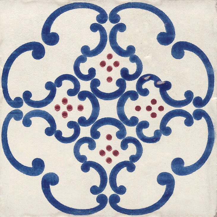 Купить Marca Corona Jolie Blanc Bleu Trama 10х10 (комп/2шт)_1 