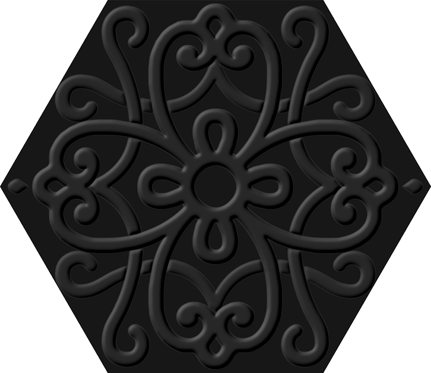 Купить ITT Flora Hexa Black 23,2x26,7 