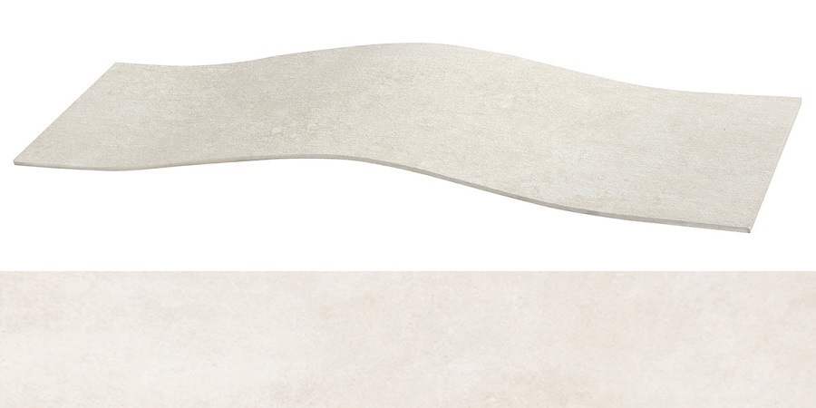 Купить Archconcept Microcement White Lap Curve-15 14,75х59 