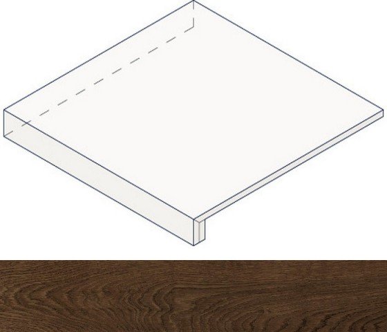 Купить Atlas Concorde Heartwood Moka Scalino Angolare 33 DX 33x33 