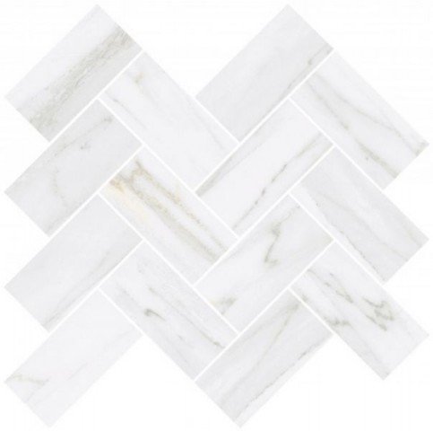 Купить Vitra Palissandro Шеврон Белый 5х10 32х28 