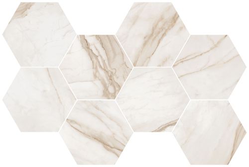 Купить Flaviker Supreme Hexagon Golden Calacatta 29.2x51 