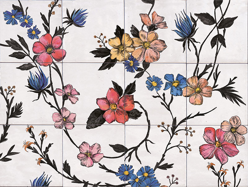 Купить Marazzi Italy Rice Decoro Garden Modulo B 45x60 