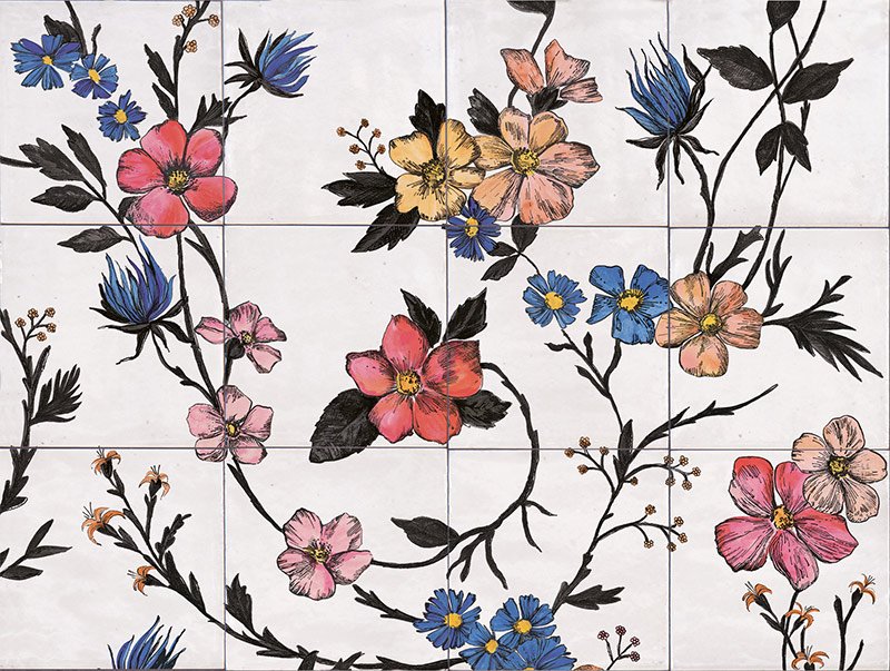 Купить Marazzi Italy Rice Decoro Garden Modulo B 45x60 
