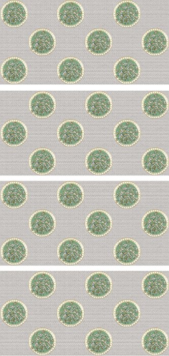Купить Wide&Style Scordar Salvia/Oro 120x240 