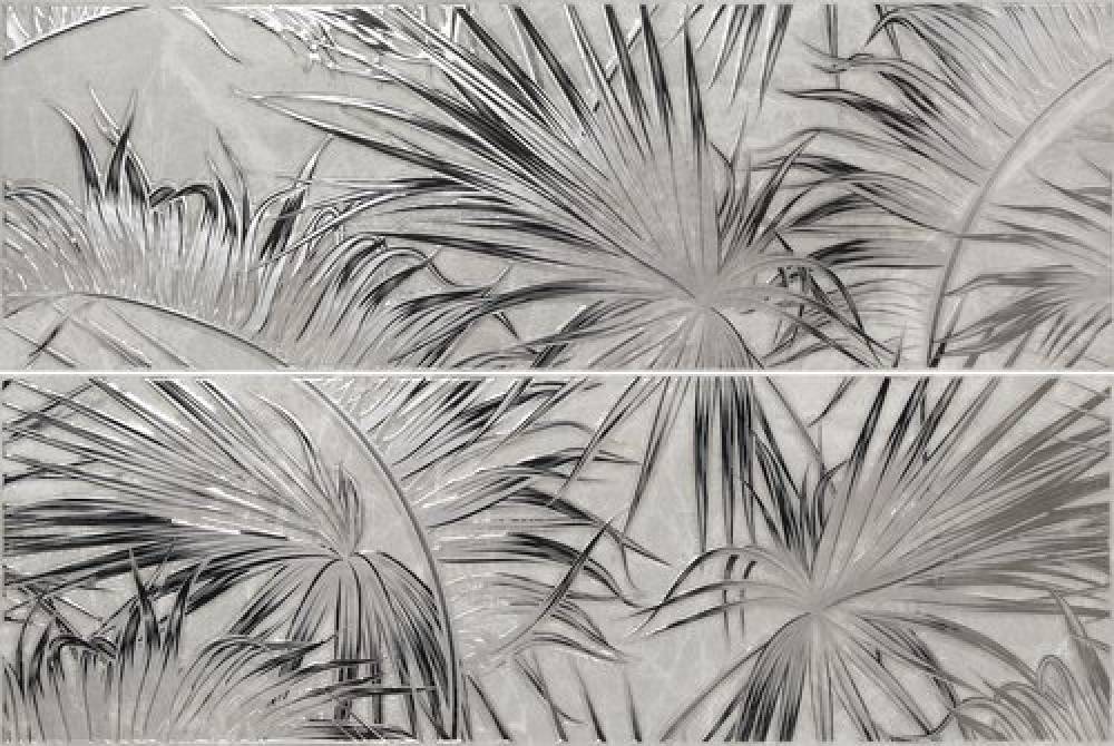 Купить Ape Ceramica Silver Pearl Dec. Calathea Pearl Matt Set. 2 25x75 