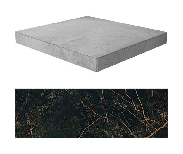 Купить Gardenia Orchidea Marble Ang.Grad.Nero Sl Lap 32,5х32,5 